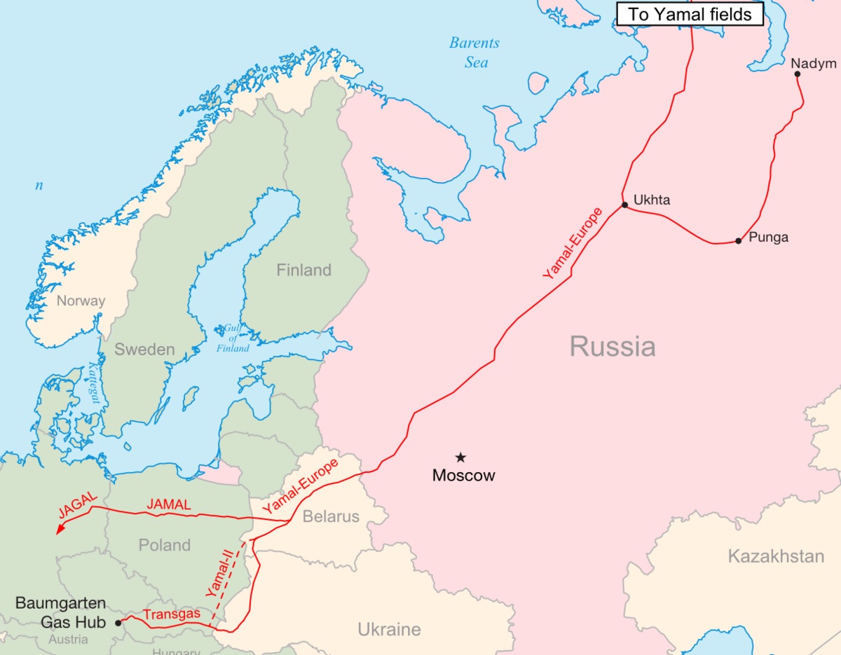 Газопровод Ямал Европа